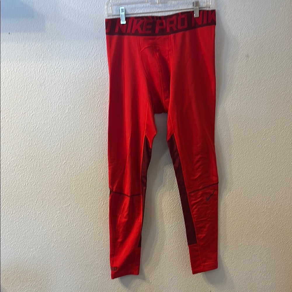 Nike Red Men's Compression Joggers